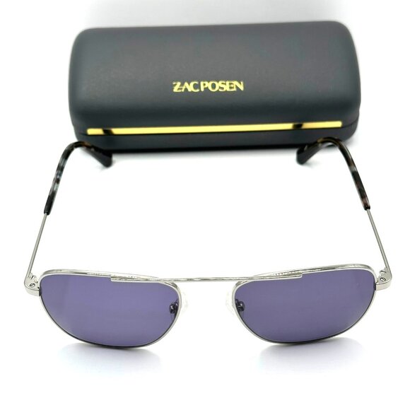 🕶️ Zac Posen Silver Aviator Sunglasses – New - Picture 9 of 9